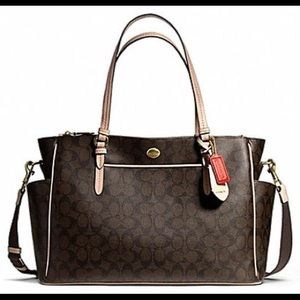Coach Peyton Signature Multifunction Diaper Bag